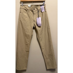 Levi's 511 Jeans Mens 30x32 Slim Straight Leg Tech Khaki Tan New With Tag